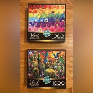 Set of two buffalo 1000 piece puzzles